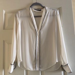 Zara white blouse